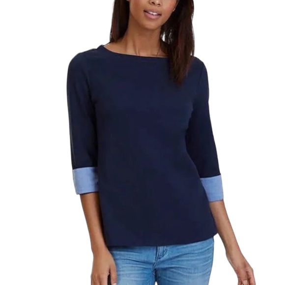 Nautica Tops - Nautica 100% cotton long sleeve women’s shirt. EUC size XL